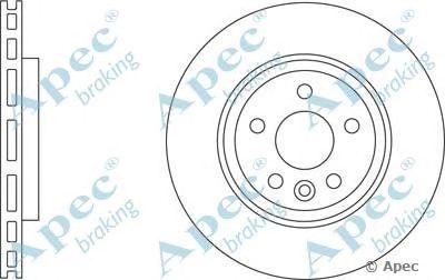 APEC BRAKING dsk2692 -  Тормозной диск